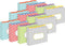 Barker Creek Chevron Designer File Folders, Set of 36, Colorful Chevrons Outside, Solid Colors Inside