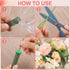 30Pcs 5.71 Inch Flower Water Tube, Plastic Floral Tubes for Fresh Flower Stem, Single Floral Vials with Caps Arranging