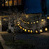 Generic 10 1.5M Pcs Black Lantern LED String Lights for Ramadan - Warm White Fairy Lights,Mini Kerosene Lamp