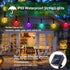 8 7M/24Ft, 50 Solar Powered Crystal Ball Lights - Modes, LED, Waterproof for Outdoor Patio, Garden, Yard & Wedding
