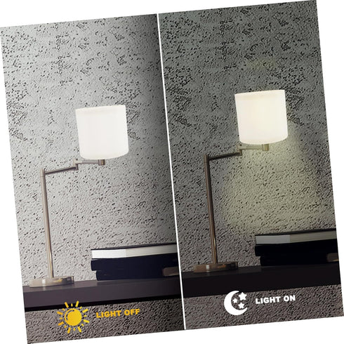DOITOOL Removable Linen Fabric Light Shade for Table and Floor Lamps - Easy Installation in Gentle Light