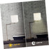 DOITOOL Removable Linen Fabric Light Shade for Table and Floor Lamps - Easy Installation in Gentle Light