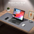 Leather Desk Pad Protector, Mouse Pad, Office Desk Mat, Non-Slip PU Leather Blotter, Waterproof Desk Writing Pad (36" x