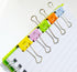 RAPESCO Smile Foldback Clips 3/4", Assorted Colours, Pack of 80