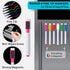 Magnetic Dry Erase Blackboard Set, 11.5x15" Black Board for Home, Office & Classroom, Includes 6 Fine Tip Markers