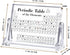 HeiMma 6.7 4.7, Acrylic Periodic Table with Real Elements InsideSize: * Valentines Day Gift for Kids for Science Lovers