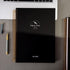 FLYING EAGLE Large Blank Spiral Notebook Journal, 8.5 x 11, 210 Pages, Hardcover Sketchbook for Men Women, Black