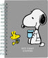 Graphique Vegan Leather Spiral Journal, "Focus On The Good" Quote, Peanuts Focus, Perfect for Taking Notes, Lists and