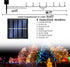 2 Pack 400LED 132FT 8 Dazzle Bright Total Multi-Colored Christmas Solar String Outdoor Lights, Solar Powered with Modes