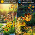 Solar Watering Can with Lights, Birthday Gifts for Mom Women Mother's Day, Outdoor Garden Decor Sunflower Solar Garden