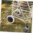 2pcs PartyKindom Heavy Duty Shopping Cart Wheels for Rolling Carts Dolly Wheels Replacement Pu Plastic Load-Bearing
