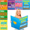 6PCS Large Thank You Cards Big 14 x 21 Inch Employee Thank