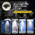 BRIGHTICONIC Solar Motion Sensor Light LED Powered Motion Activated Lighting for Shed, Portable Toilet, Chicken Coop
