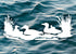 Reusable Ducks & Lake Wilderness Stencil 11" x 8.5" - Custom, Durable Outdoor Scene Template