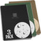 Rite in the Rain Weatherproof Side Spiral Notebook, 3 Pack, 6.625" x 8.5", Black, Tan, Green Covers, Dot Grid