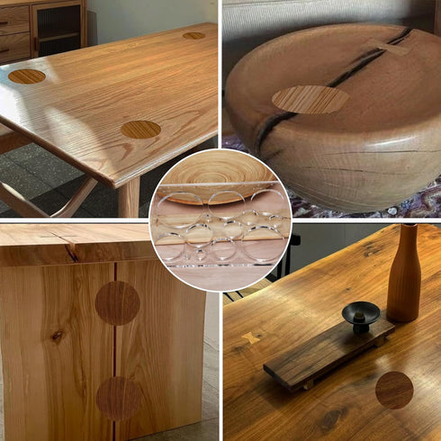 Monliful 10 7.9 inches 13 1 * in Router Jig Kit for Woodworking - Bowtie, Circle Inlay & Decorative Templates