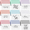 Tenceur 36 Pcs Inspirational Zipper Pouch, Mesh Document Folders, Office Supplies for Teachers