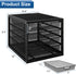 Natwind Mesh Desk Organizer with 4 Tier Sliding Drawers, Office Supplies Desktop Organizers and Accessories Storage for