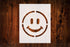 Smile Smiley Face Emoji Stencil, Reusable & Sturdy, 8.5" x 11" for Spreading Happiness in Crafts