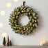 6hr QBIS Outdoor Christmas Lights - Fairy Lights Battery Operated with Small Warm White LEDs, Green Wire