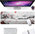 Japanese Cherry Blossom Large Gaming Mouse Pad Sakura Desk Pad Big Mousepad Deskmat Office Decor for Computer 31.5''x11.8'' Desk Organizers and Accessories by llzdeuan