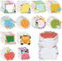 Cholemy 960 Sheets Cute Inspirational Sticky Notes - Assorted Shaped Memo Pads for Students & Office