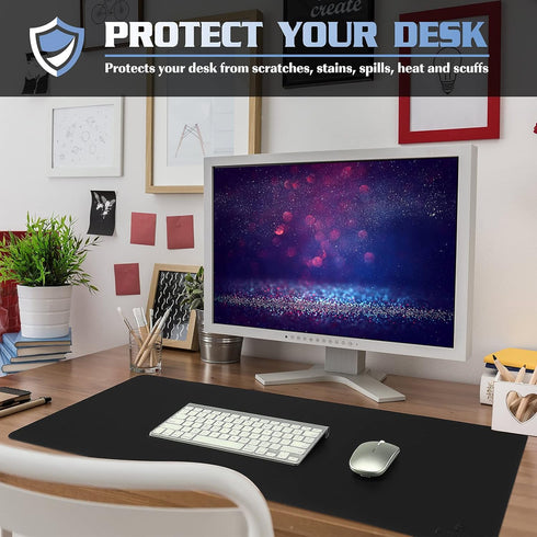 K KNODEL Non-Slip Desk Mat, Desk Pad, Desk Blotter, Desktop Mat for Desk, Large Desk Protector, Office Computer and