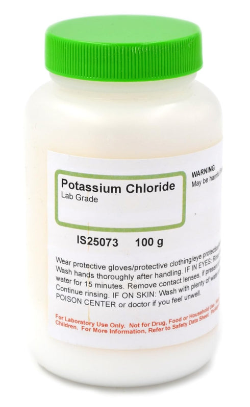 Innovating Science Lab-Grade Potassium Chloride, 100g - Curated Chemical Collection