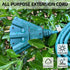YOJOE 20 Foot Green Outdoor Extension Cord with 3 Power Outlets, 16/3 SJTW Waterproof for Yard Decorations