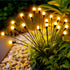 Solar Garden Lights - 20 LED Firefly Outdoor Lights, Waterproof for Christmas Yard Patio Pathway Decoration (2 Pack)