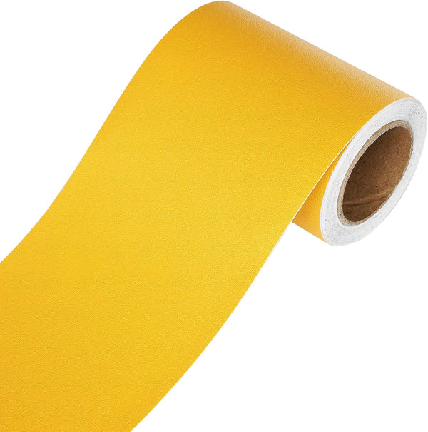 YENHOME Self Adhesive Yellow Bulletin Board Borders - 3"X590" Peel and Stick for Classroom Decor