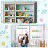 65ft Set BeYumi Spring Bookshelf Border Trim - Springtime Pastel Color Books Rolled Border Trim Floral Bunny Bookshelf