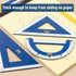 Set, 4 Pack, 8" 30/60 Set 5.5" 45/90 Set 6" 12" Mr. Pen- Wooden Geometry Square, Square, Protractor & Ruler