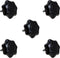 POWERTEC 71073 5/16-18 7-Star Stud (5-Pack), Black
