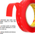 CANOPUS Double Sided Mounting Tape, Strong & Heavy Duty, Permanent Clear 4910 for Indoor Outdoor Fixing, 0.5in x 15ft