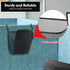 Poeland Cubicle Hanging Basket for Office, Easy Hang-on Metal Mesh Shelf Storage Organizer for Desk Partitions