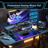 Mysterious Black Hole Gaming Mouse Pad, Cool Technology Style, Superior Smooth Fabric & Non-Slip Base, 31.5 x 11.8in XXL