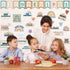 Spanish Boho Rainbow Classroom Bulletin Board Set, Motivational Decor for Teachers with Positive Inspirational Cutouts