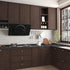 24"118" JSEVEM Dark Brown Black Walnut Wood Wallpaper Peel and Stick Waterproof Darker Brown Walnut Wood Grain Contact