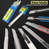 Gomake 100PCS 9mm Box Cutter Knife Replacement Blades - 60 Degree Carbon Steel Snap Off Blades