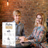 Shellwei 4 Pcs 11 x 14'' Acrylic Sign Holder, Clear Vertical Table Top Frame for Menu, Photo, Office Use