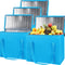 Bodaon 4-Pack Insulated Reusable Grocery Shopping Bag, X-Large Frozen Food Cold, Cooler