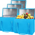 Bodaon 4-Pack Insulated Reusable Grocery Shopping Bag, X-Large Frozen Food Cold, Cooler