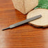 6 Inch Flat Medium Cut File, High-Carbon Steel Double Cut Teeth, Single Hand File for Wood and Metal