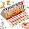 Zhehao 72 Pcs Jungle Theme Pencils, Animal Print with Eraser, Bulk Safari Birthday Party Supplies