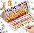 Zhehao 72 Pcs Jungle Theme Pencils, Animal Print with Eraser, Bulk Safari Birthday Party Supplies
