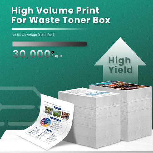GREENBOX Compatible C2660 Waste Toner Box Replacement for 331-8438 NTYFD (30,000 Pages, 1-Pack)