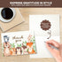 50 Pack 6x4in 10 Decorably Woodland Thank You Cards with Envelopes and Stickers, Folded Adorable Designs for Boys