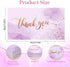 LXUEJIE 100 3.5 2 inch Pcs Thank You Cards, Purple Thank You Cards x Thanks Card with Free Write Purplek Thanks Card