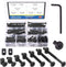 Glarks 141Pcs Baby Bed Crib Screws Hardware Replacement Kit, M6x15/ 25/35/ 45/55/ 65/